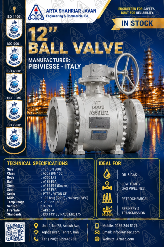 46- Ball-Valve-12-Inch-Class-600-A350-LF2